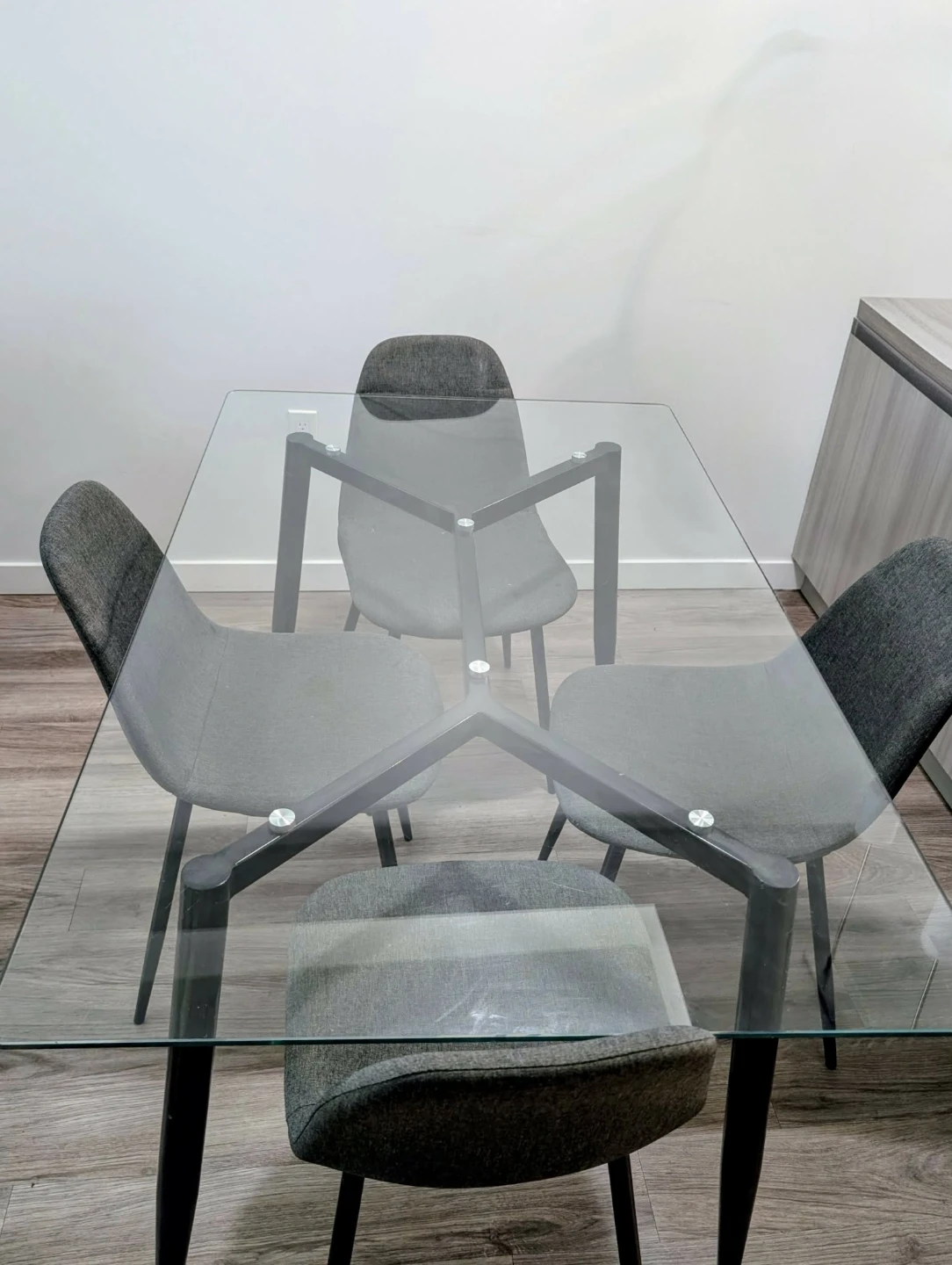 Glass table  only