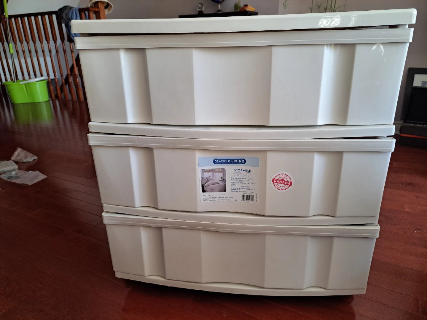 Gracious Living Storabale Home 3 Drawer Storage System