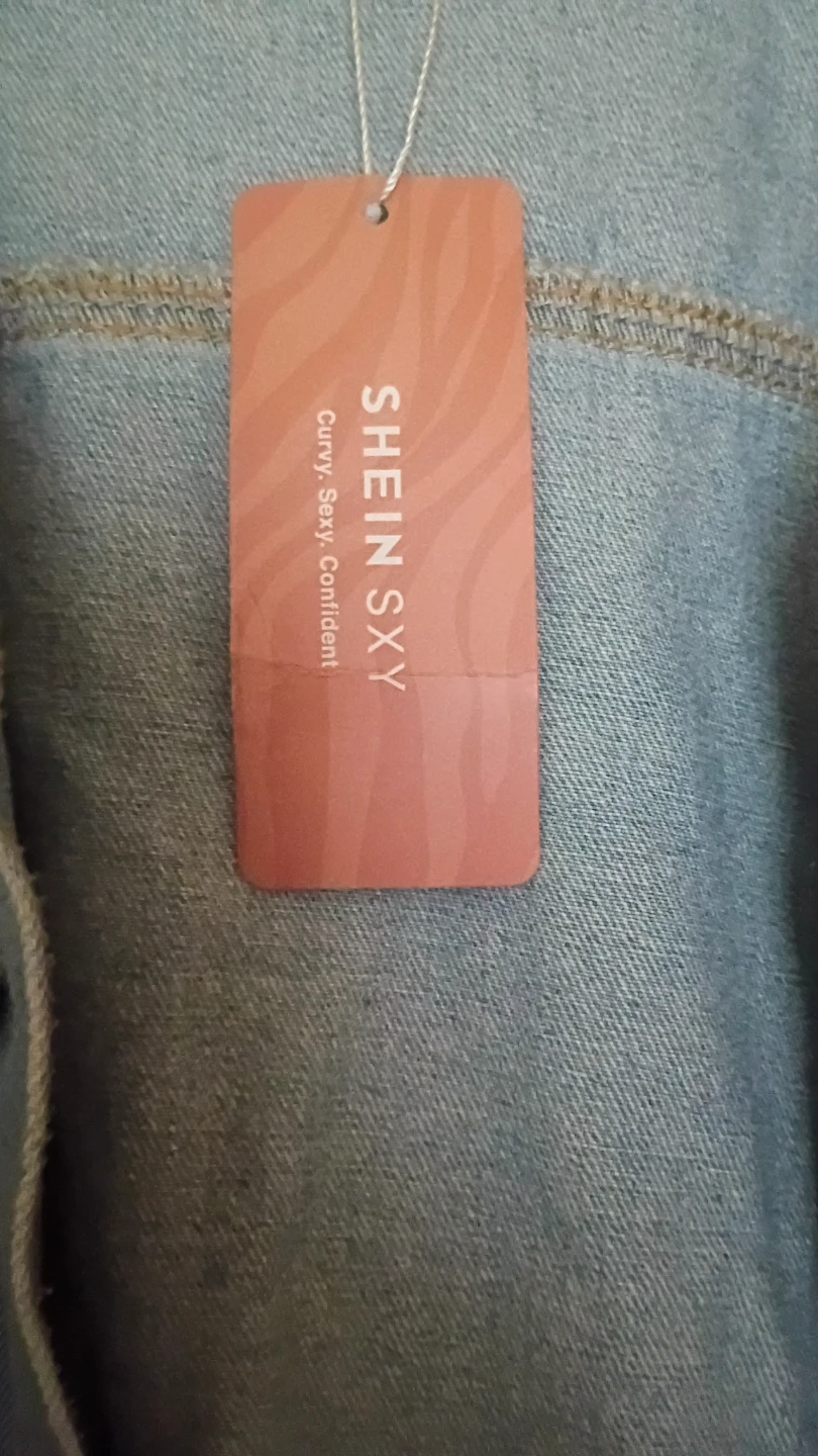 SHEIN SXY Distressed Denim Jacket - photo 2