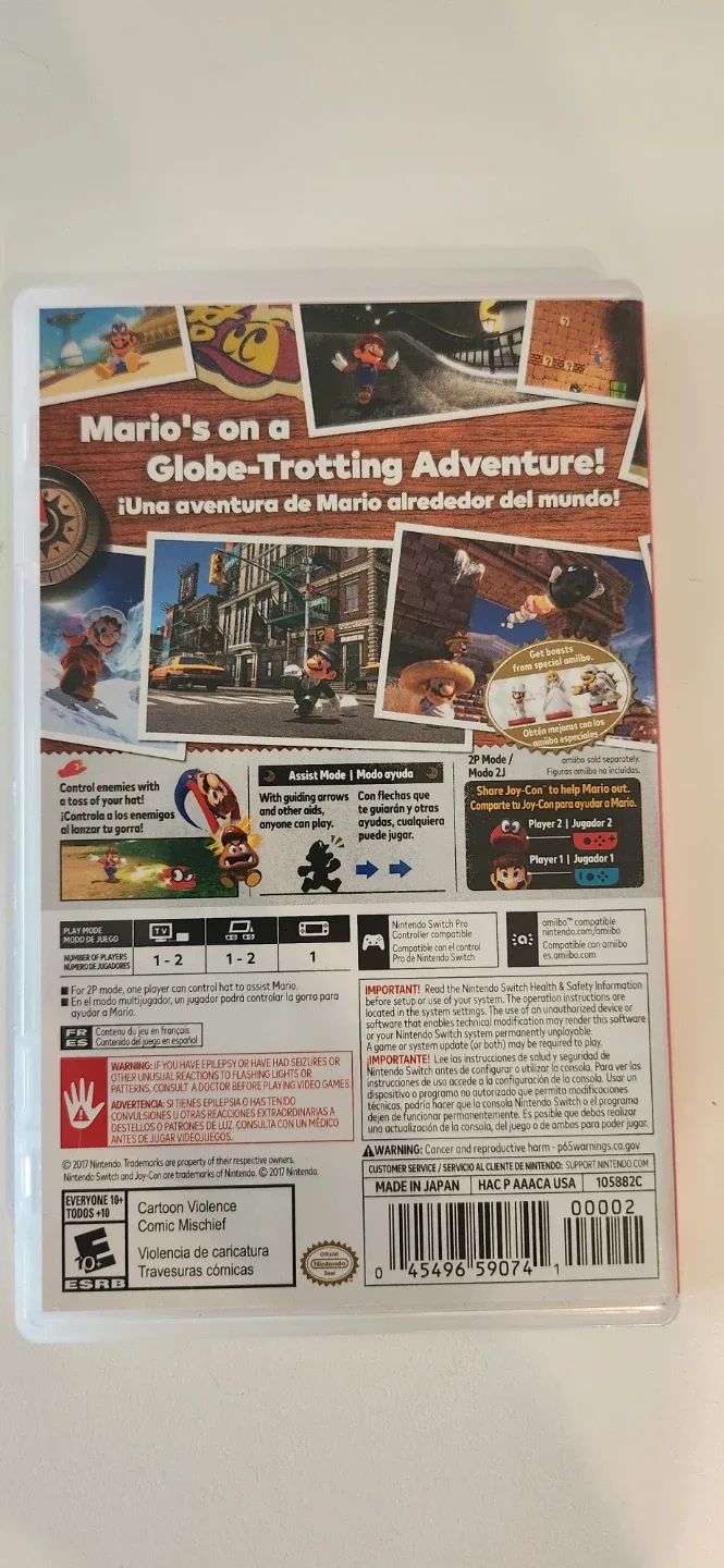 Nintendo Switch Super Mario Odyssey - photo 3