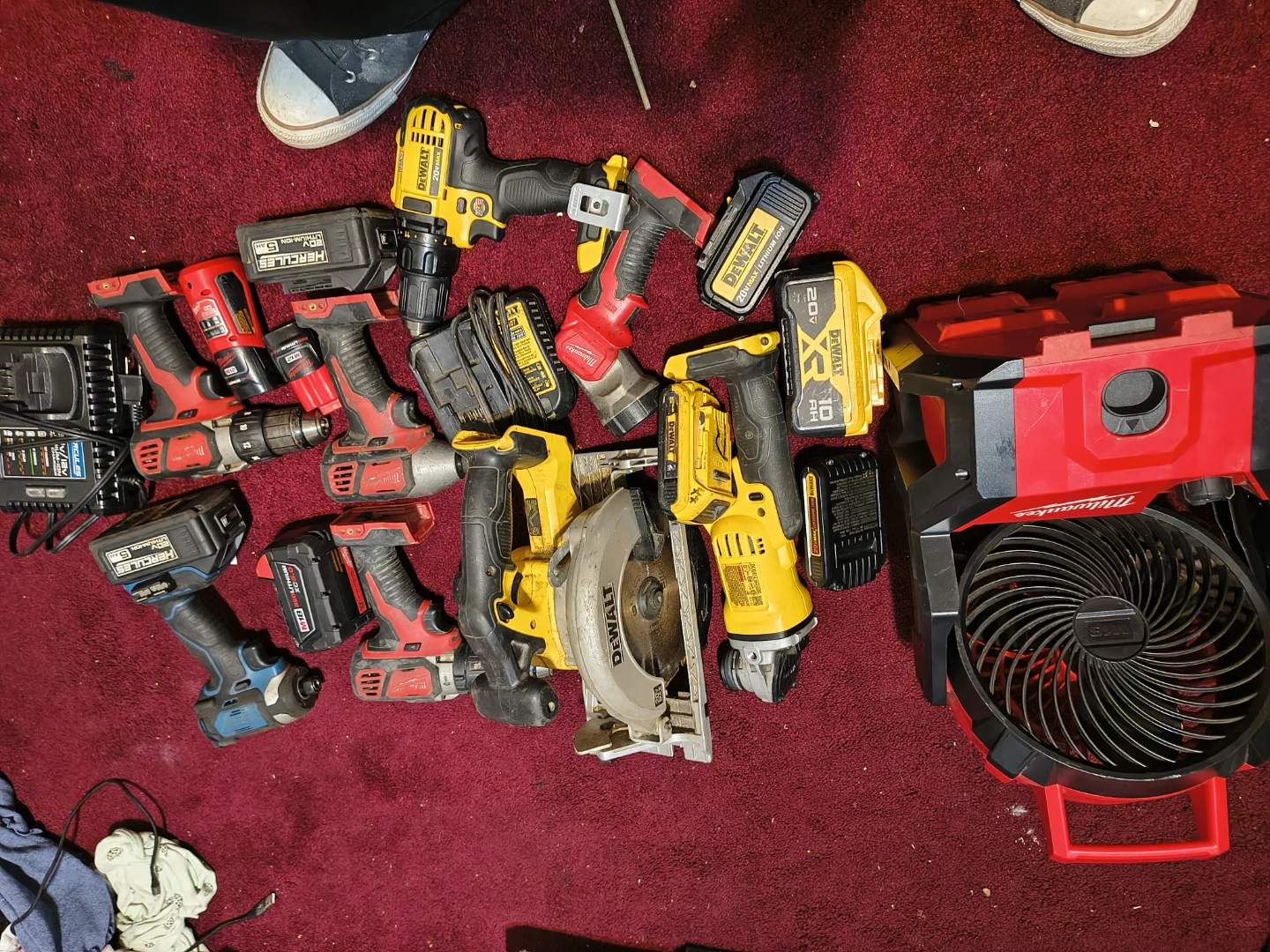 Assorted DeWalt, Milwaukee, and Hercules Power Tools - photo 2