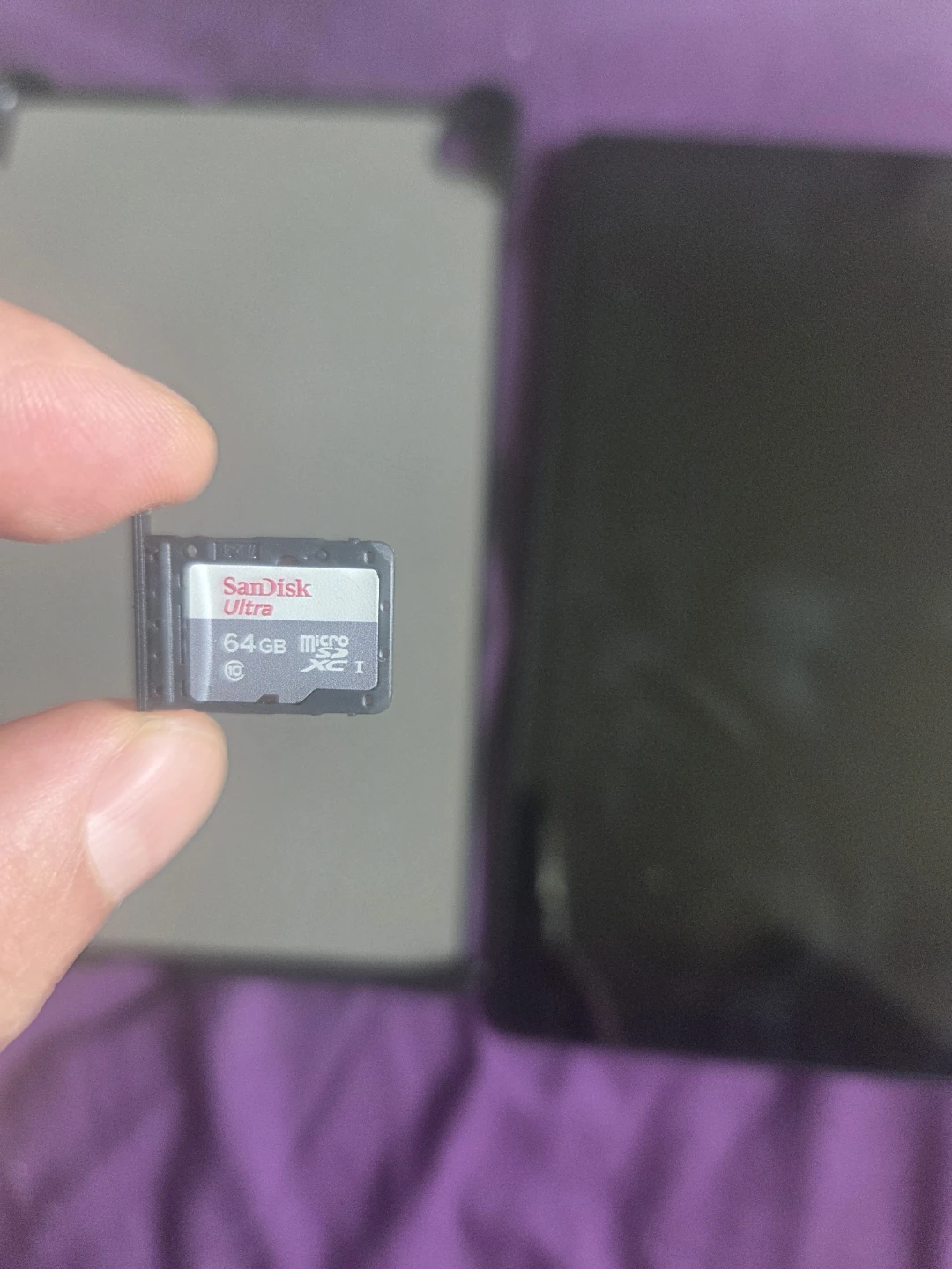 Samsung Galaxy tab s6 64GB include case and microSD Card