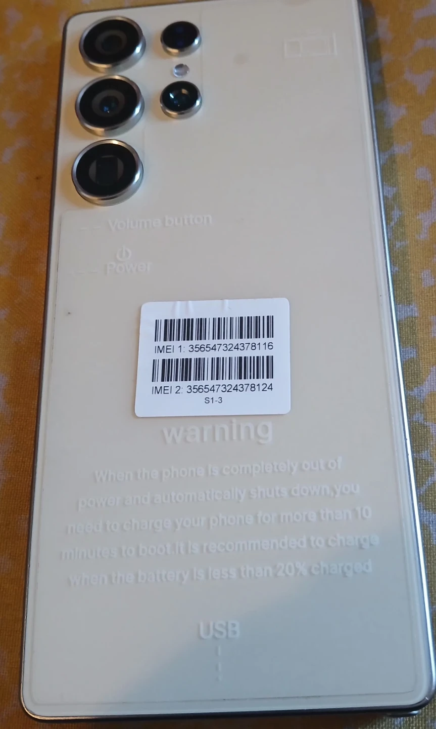 White Smartphone - IMEI 356547324378116