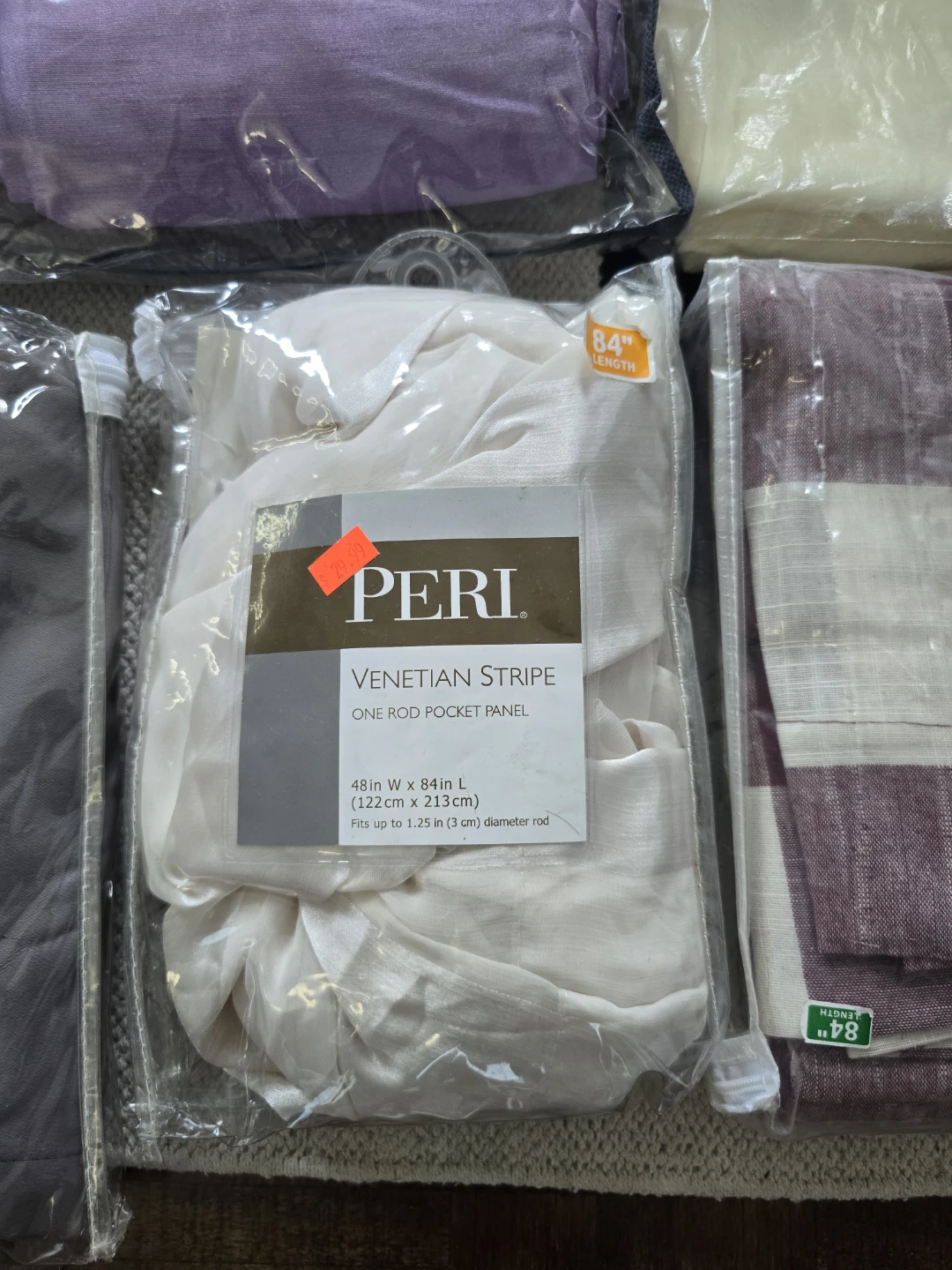 Peri Venetian Stripe One Rod Pocket Panel - photo 3