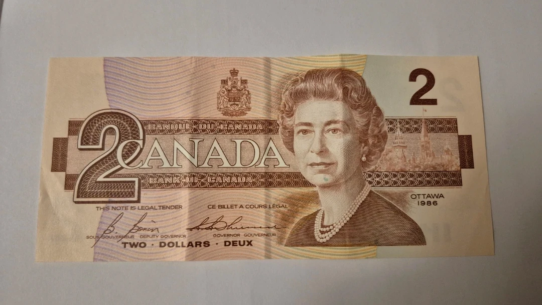 $2 Bank of Canada Banknote (1986)