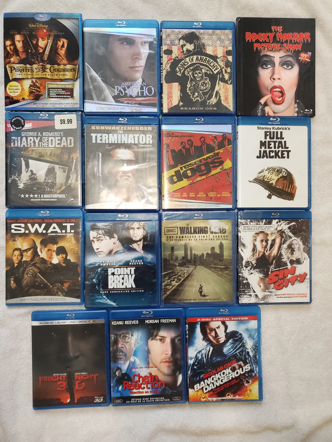 Blu-ray Movie Bundle - 15 Blue-rays