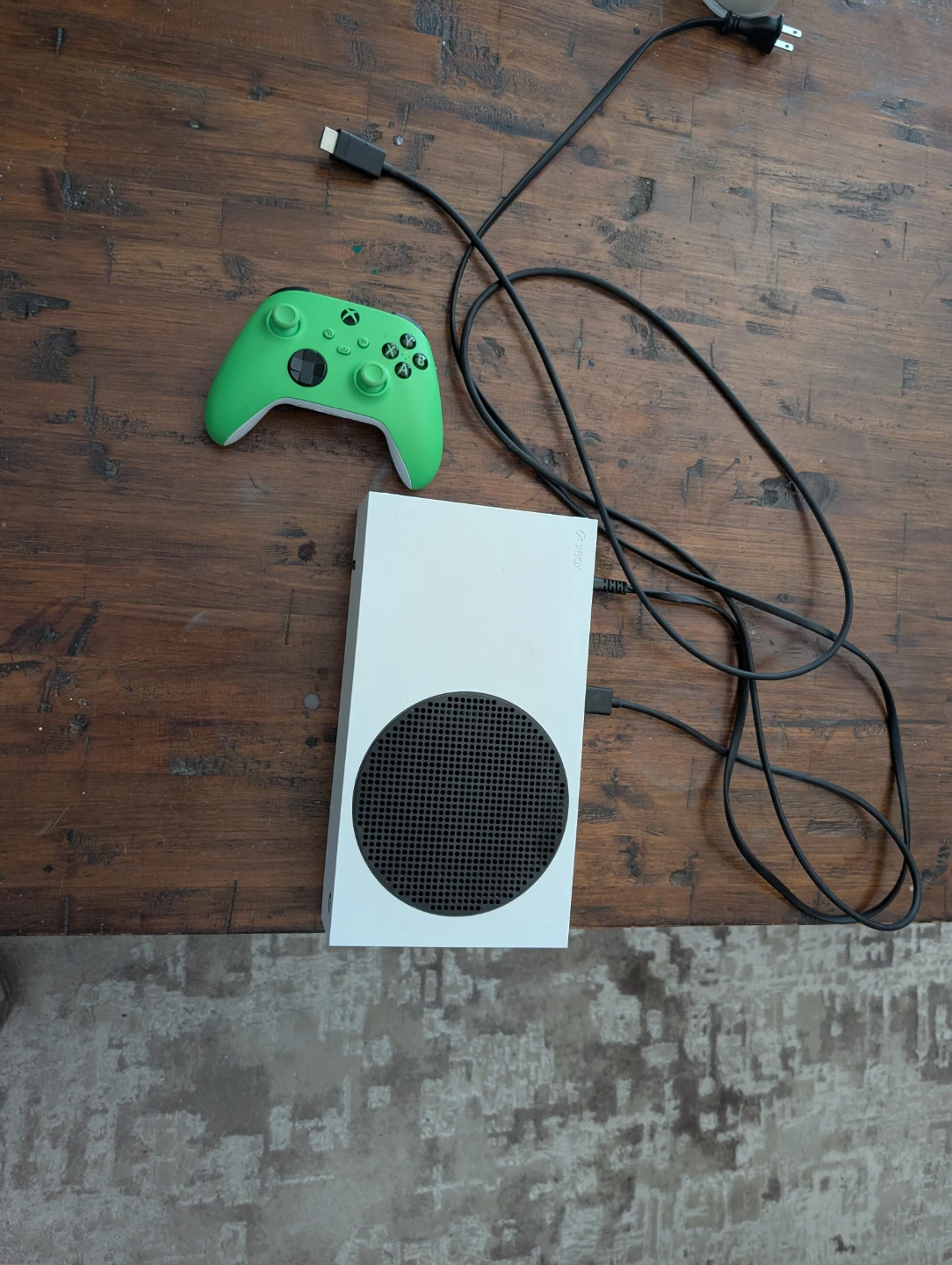 Xbox Series S Console 512gb with Green Controller - photo 2