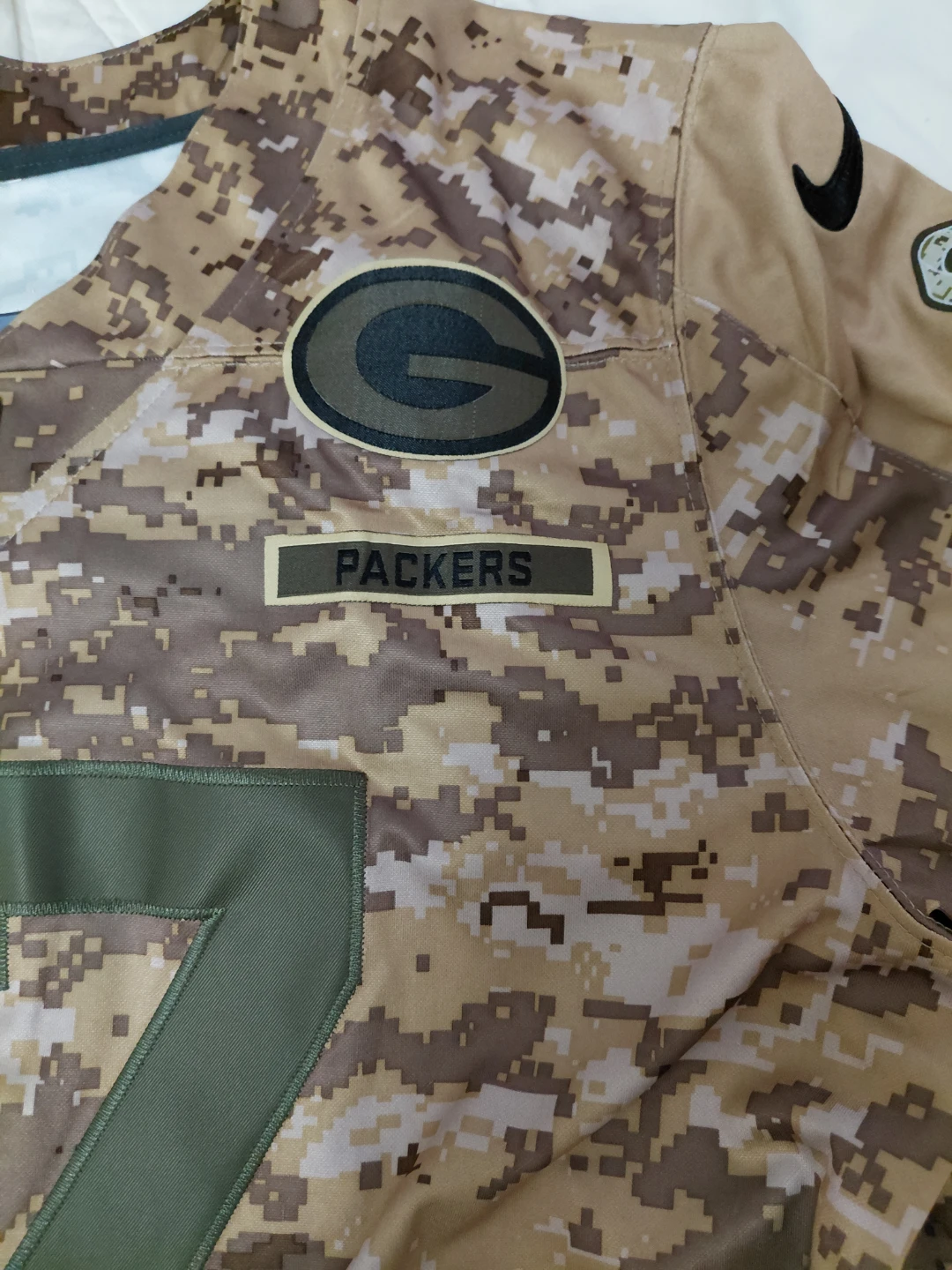Nike Green Bay Packers "Salute to Service" Jersey Adams Size M - photo 3