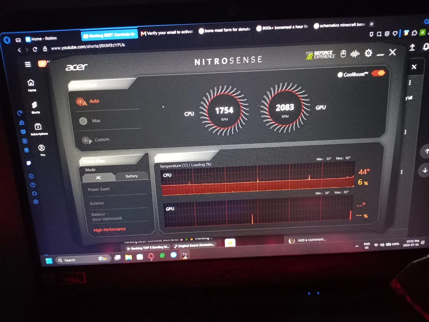 A515-57 acer nitro 5 gaming laptop 1650 i5-11400 - photo 3