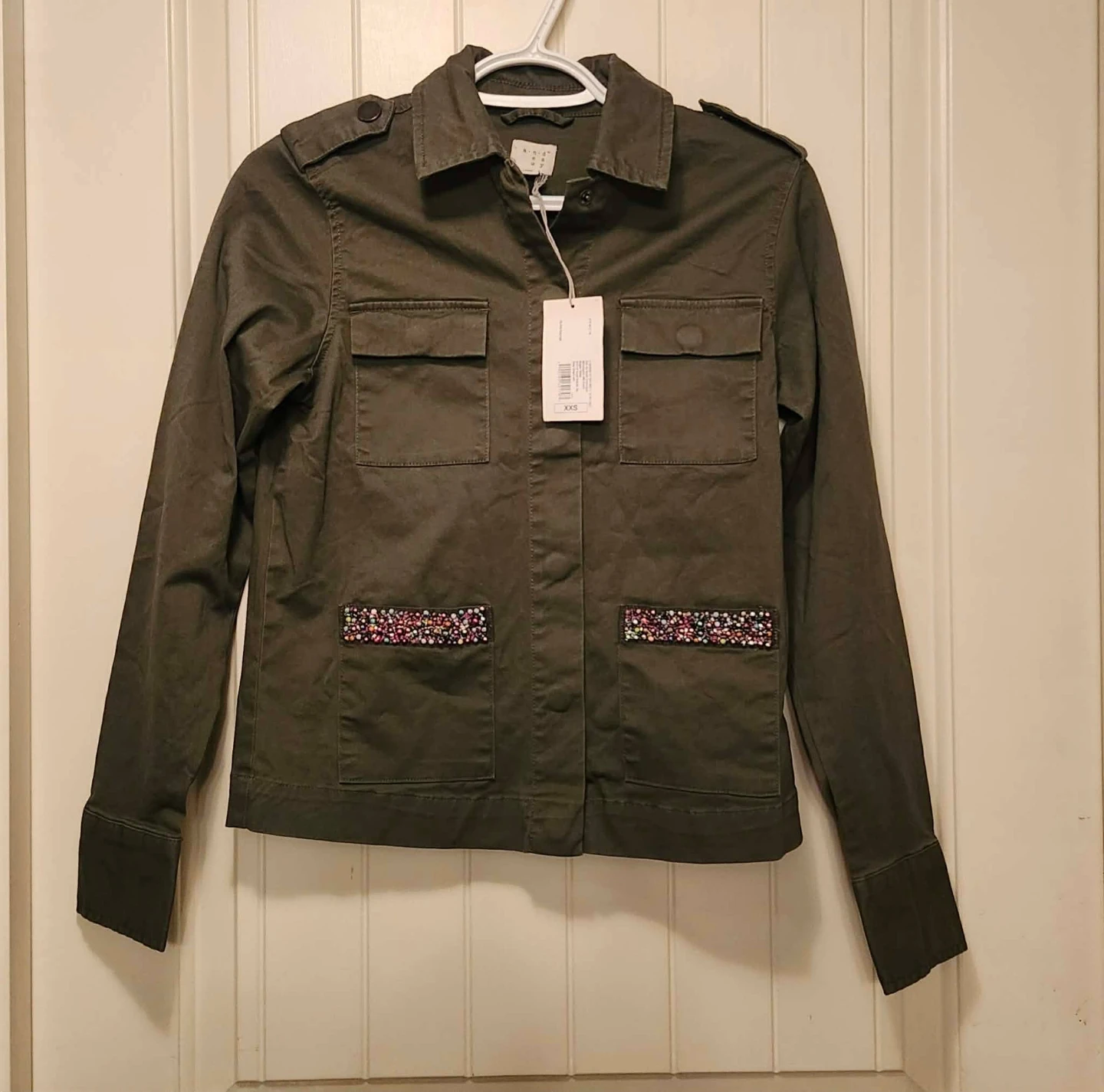 A New Day Olive Green Utility Jacket