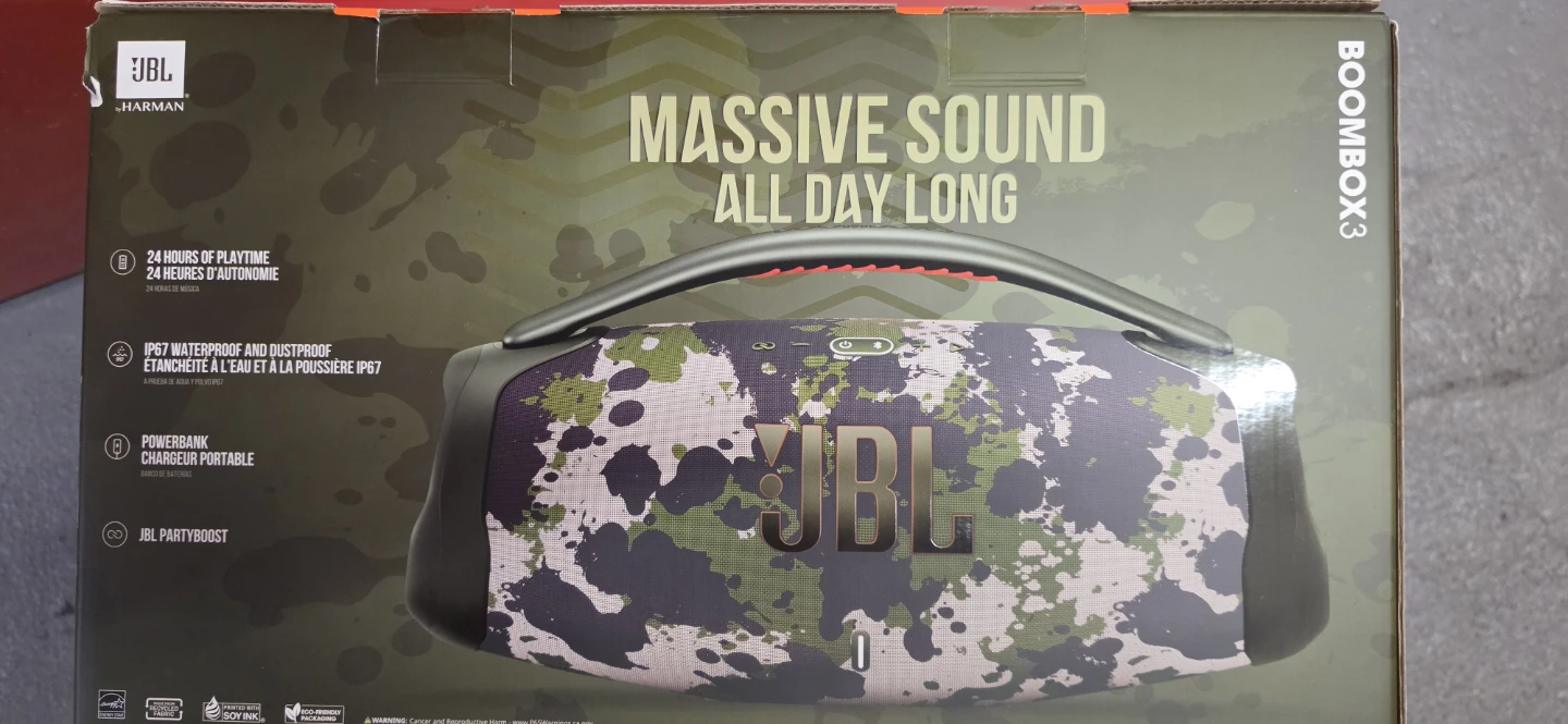 JBL Boombox 3 Portable Bluetooth Speaker - Camo - photo 2