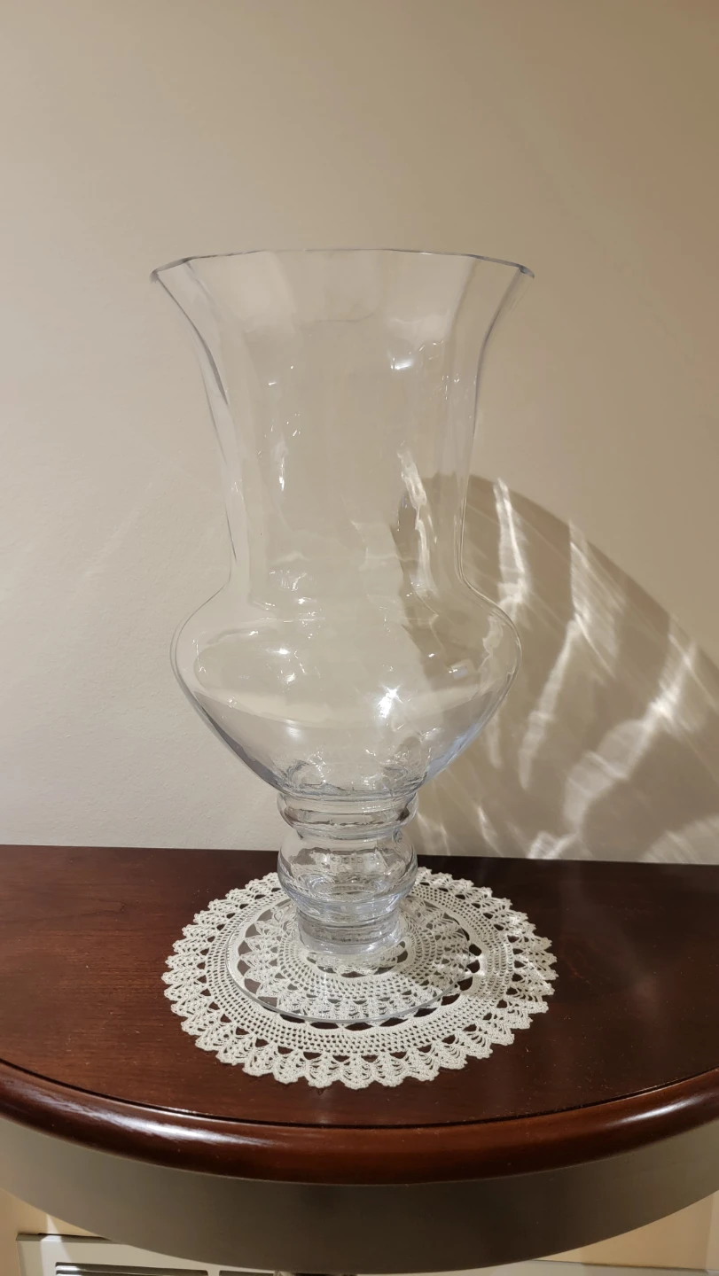 Clear Glass Vase