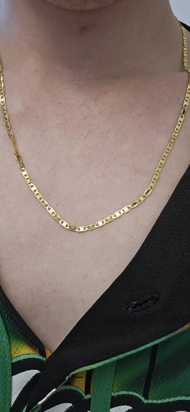 18kt Gold Chain Necklace Made in Italy - photo 3