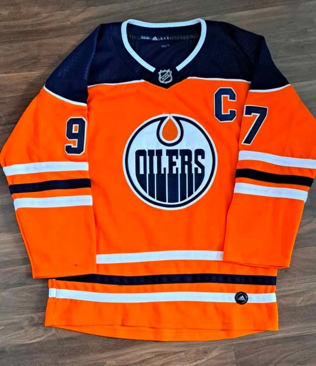 Oilers Home Jersey-#97 McDavid