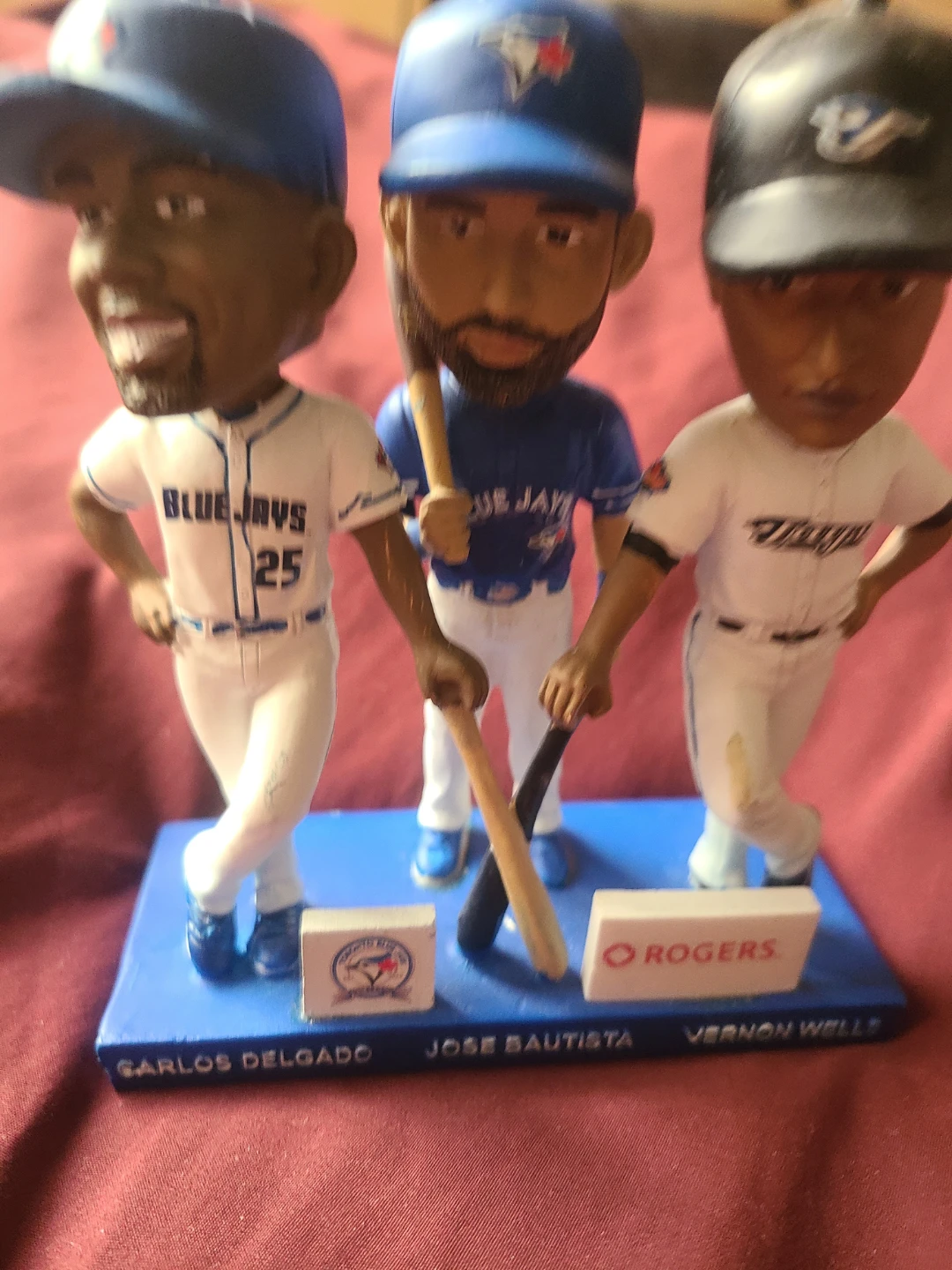 Toronto Blue Jays Bobblehead  -  Delgado, Bautista, Vernon Wells - photo 2