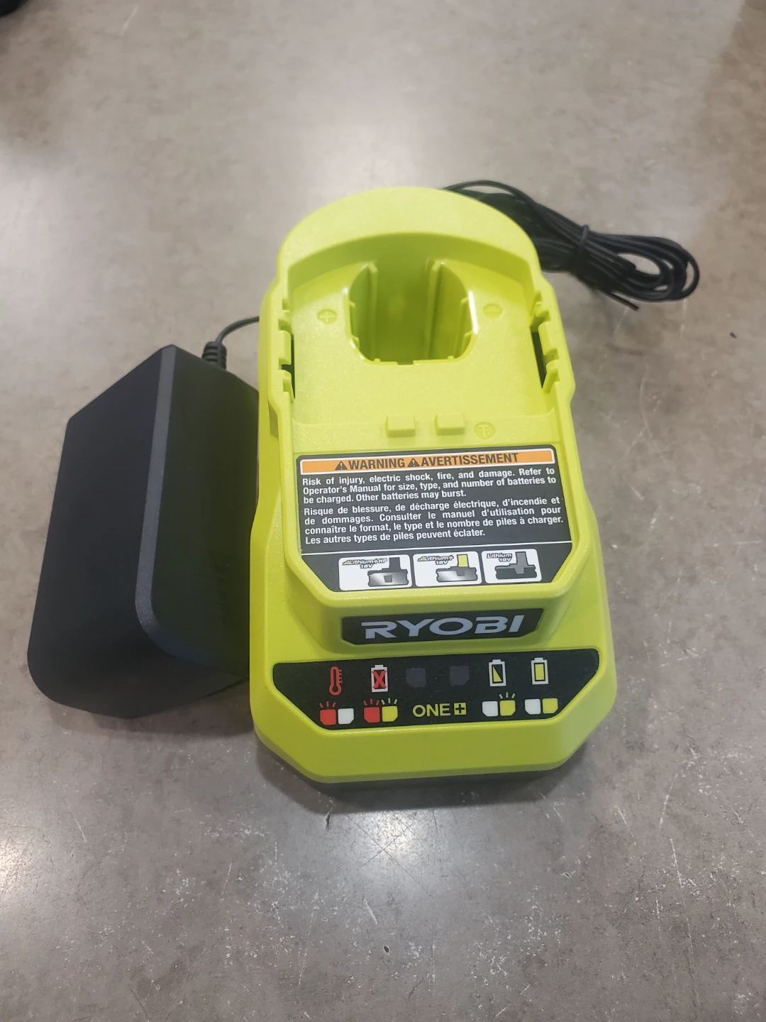 Ryobi ONE+ Battery Charger