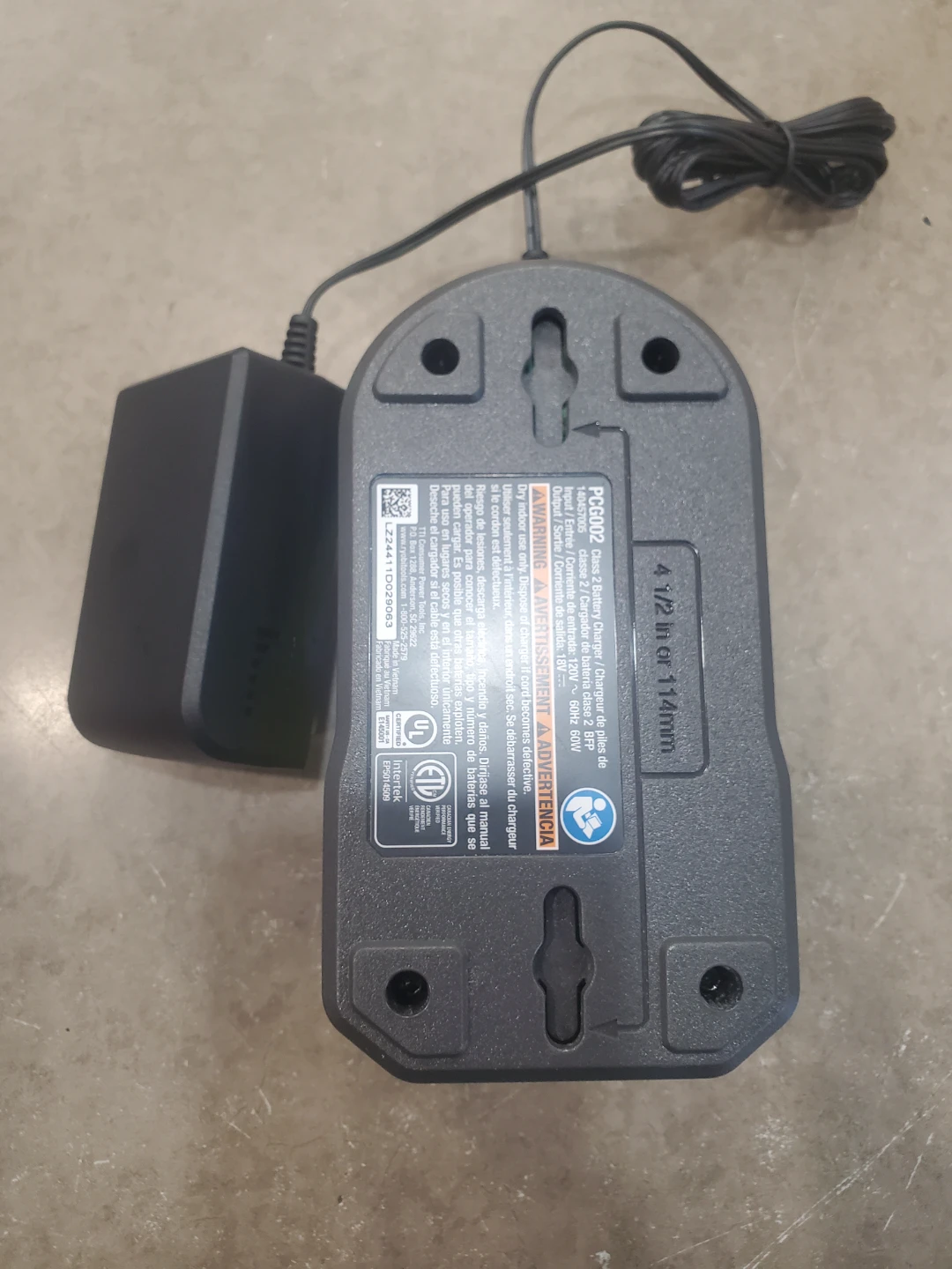 Ryobi ONE+ Battery Charger - photo 2
