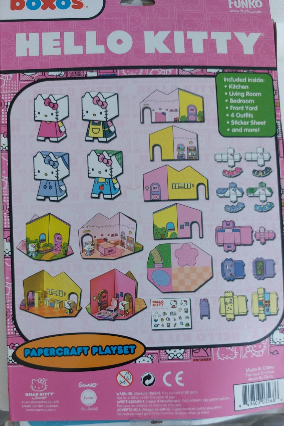 Hello Kitty papercraft set by Funko - photo 2