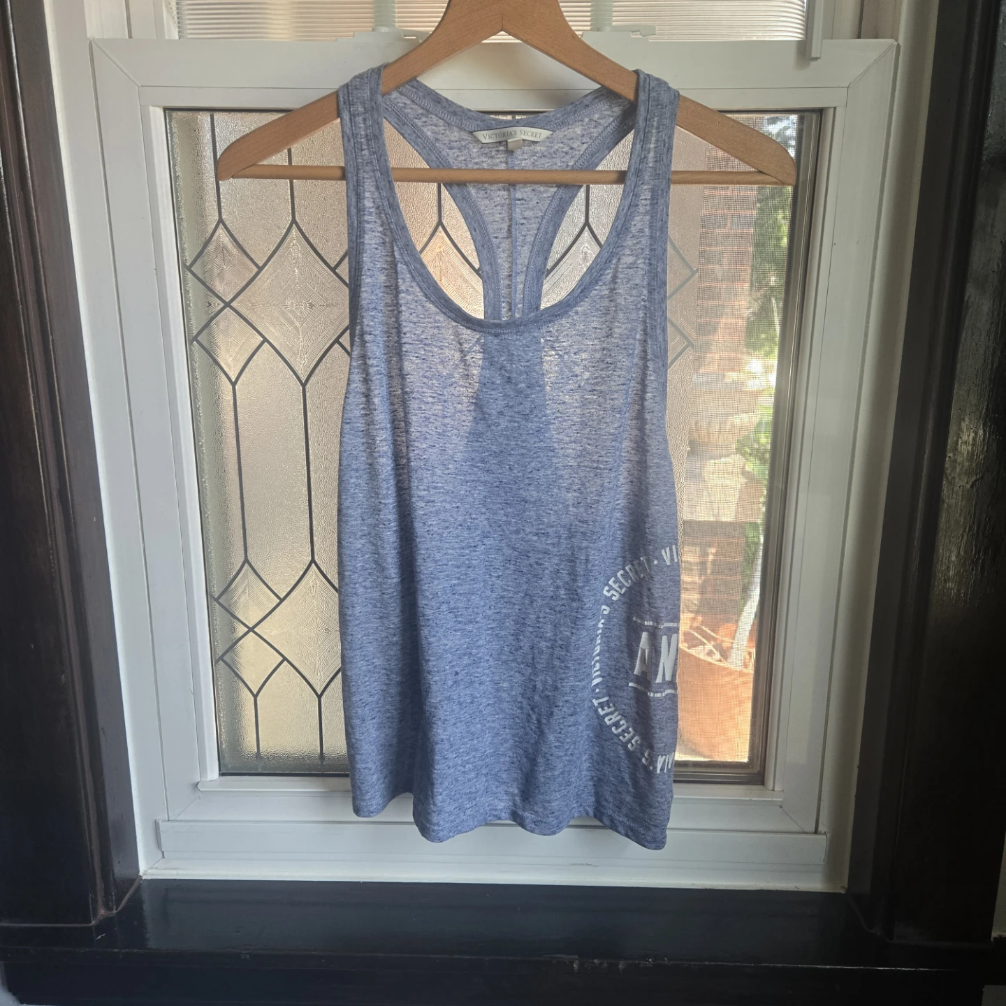 Victoria's Secret Blue Racerback Tank Top Size S/P