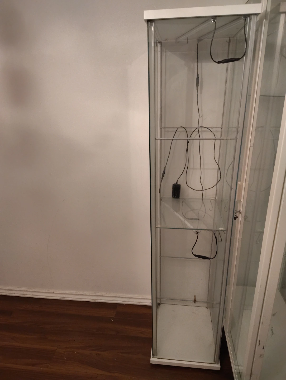 Glass Display Cabinet with Lighting