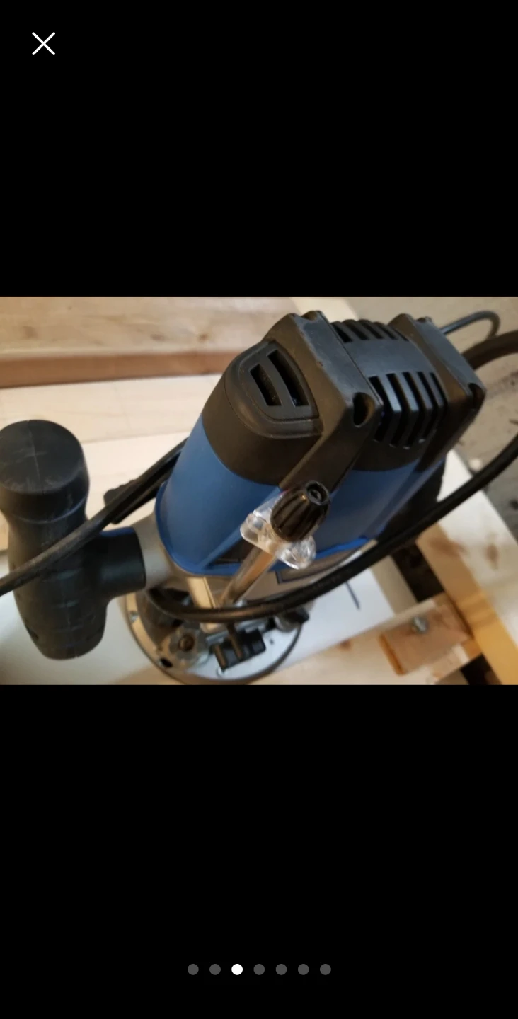 Mastercraft Plunge Router with 2 Bit Sets - photo 3