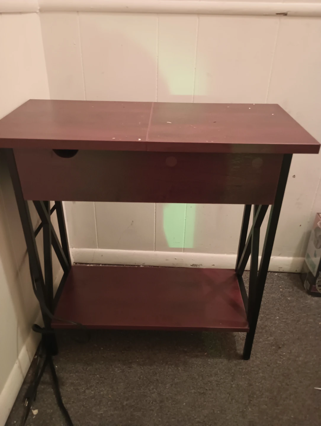 Small Wooden Desk with Drawer