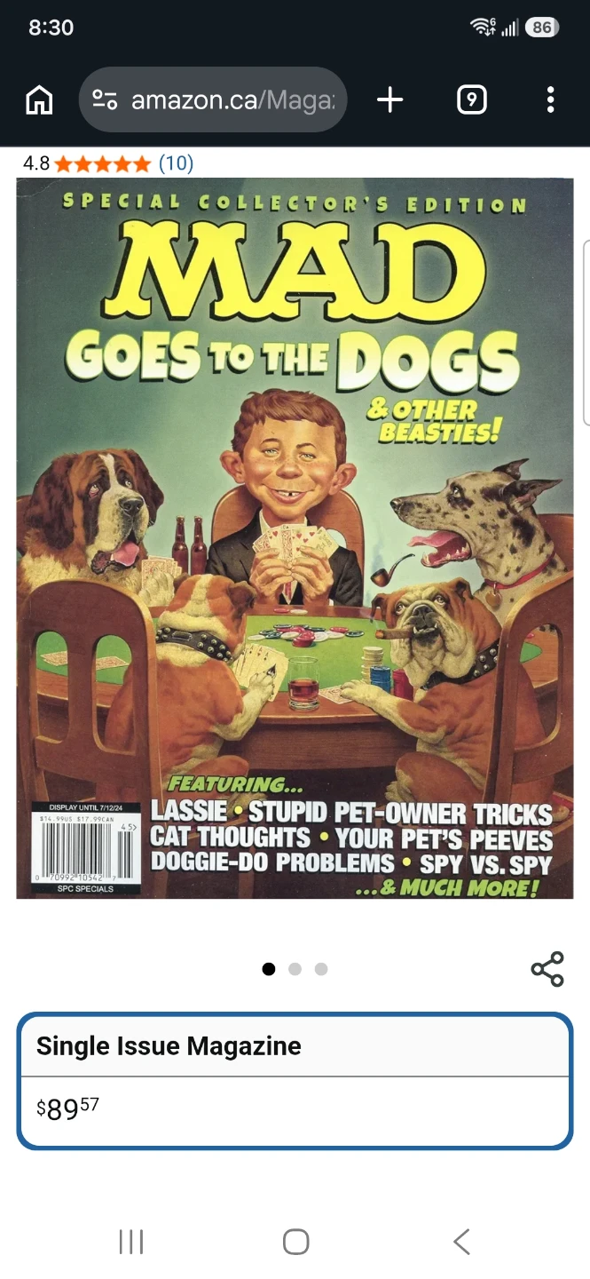 MAD Magazine Special Collector's Edition: Goes to the Dogs - photo 2