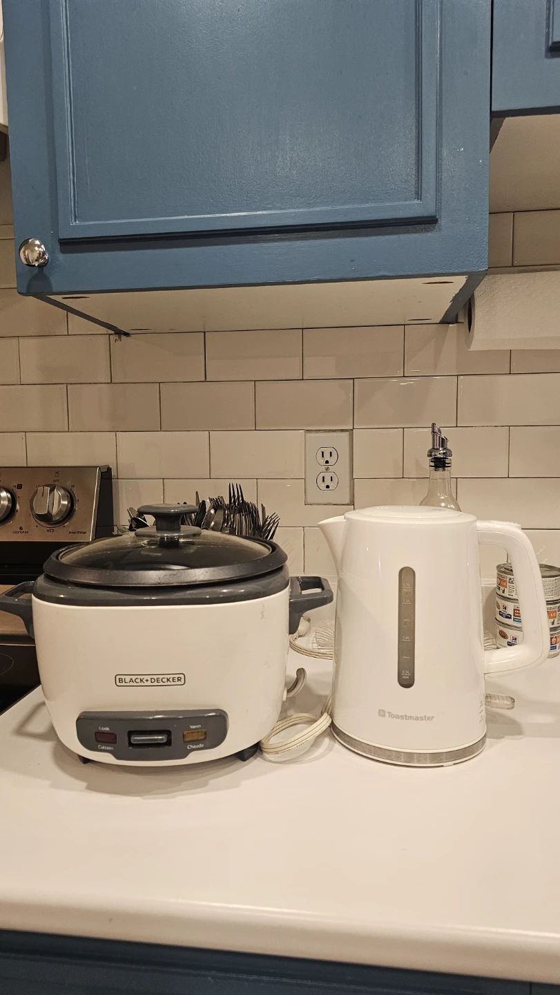 Black+Decker Rice Cooker and Toastmaster Kettle