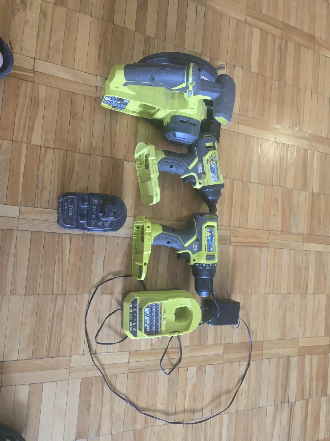 Ryobi ONE+ Cordless Circular Saw and Drill Combo Kit