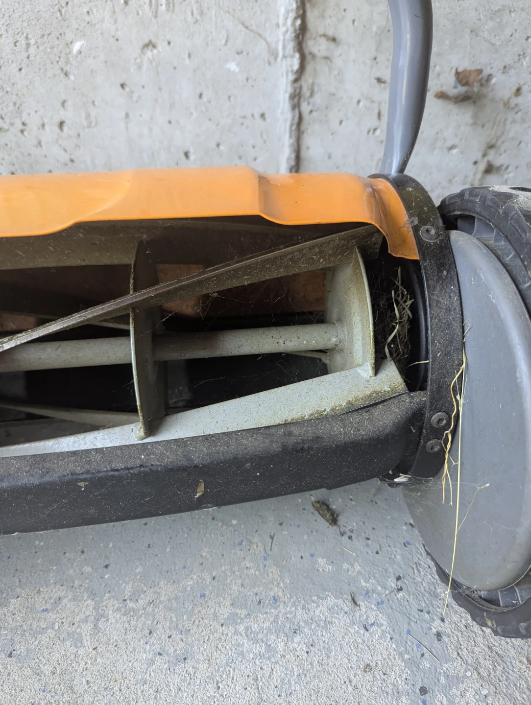 Orange Push Reel Mower - photo 4