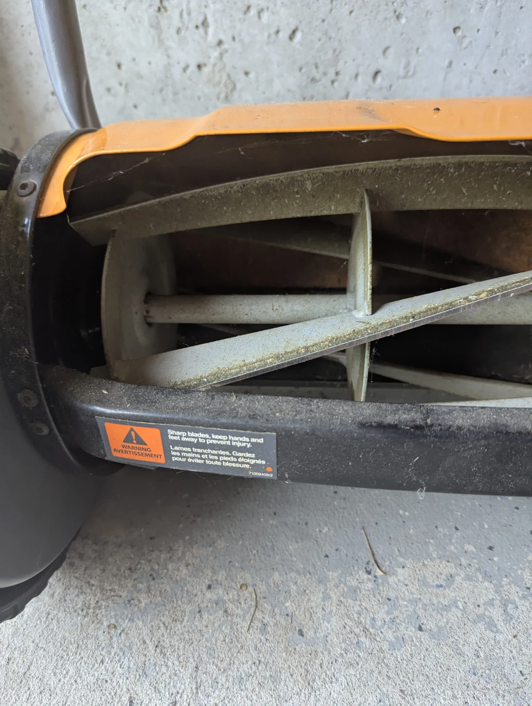 Orange Push Reel Mower - photo 5