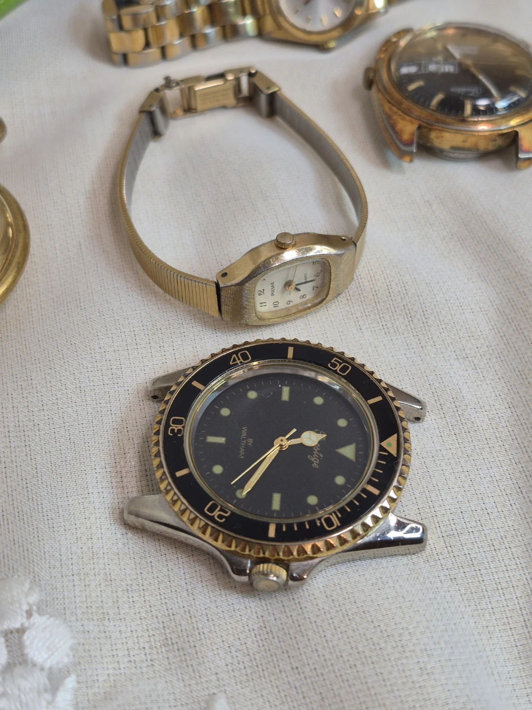 Mix Misc. Lot of 10 Watches, Working Not Working Parts - photo 2