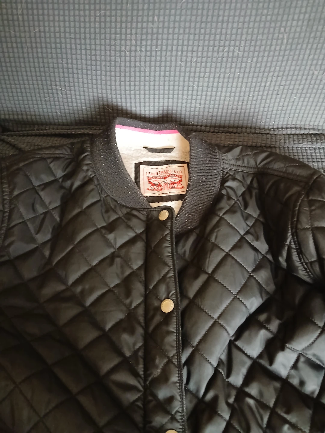 Levi Strauss & Co. Black Quilted Bomber Jacket