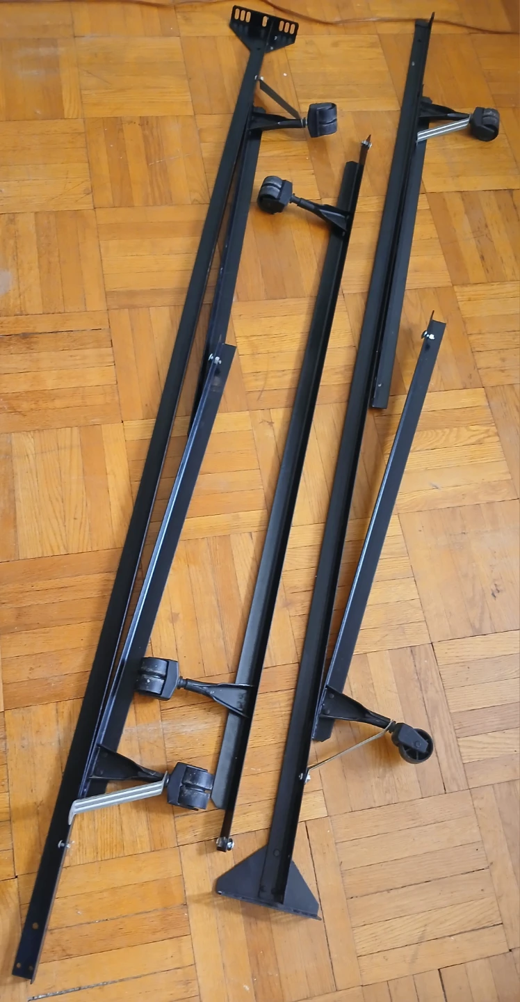 Metal bed frame adjustable, used. FREE