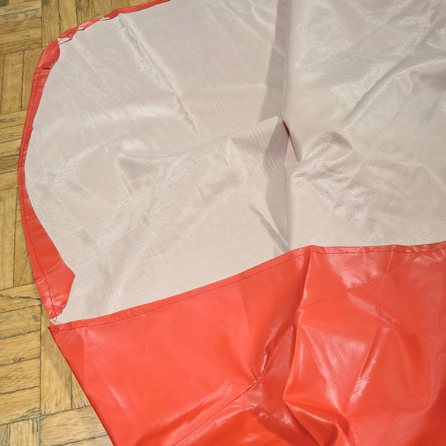 Red Orange Motocyclist Rain Poncho - photo 3