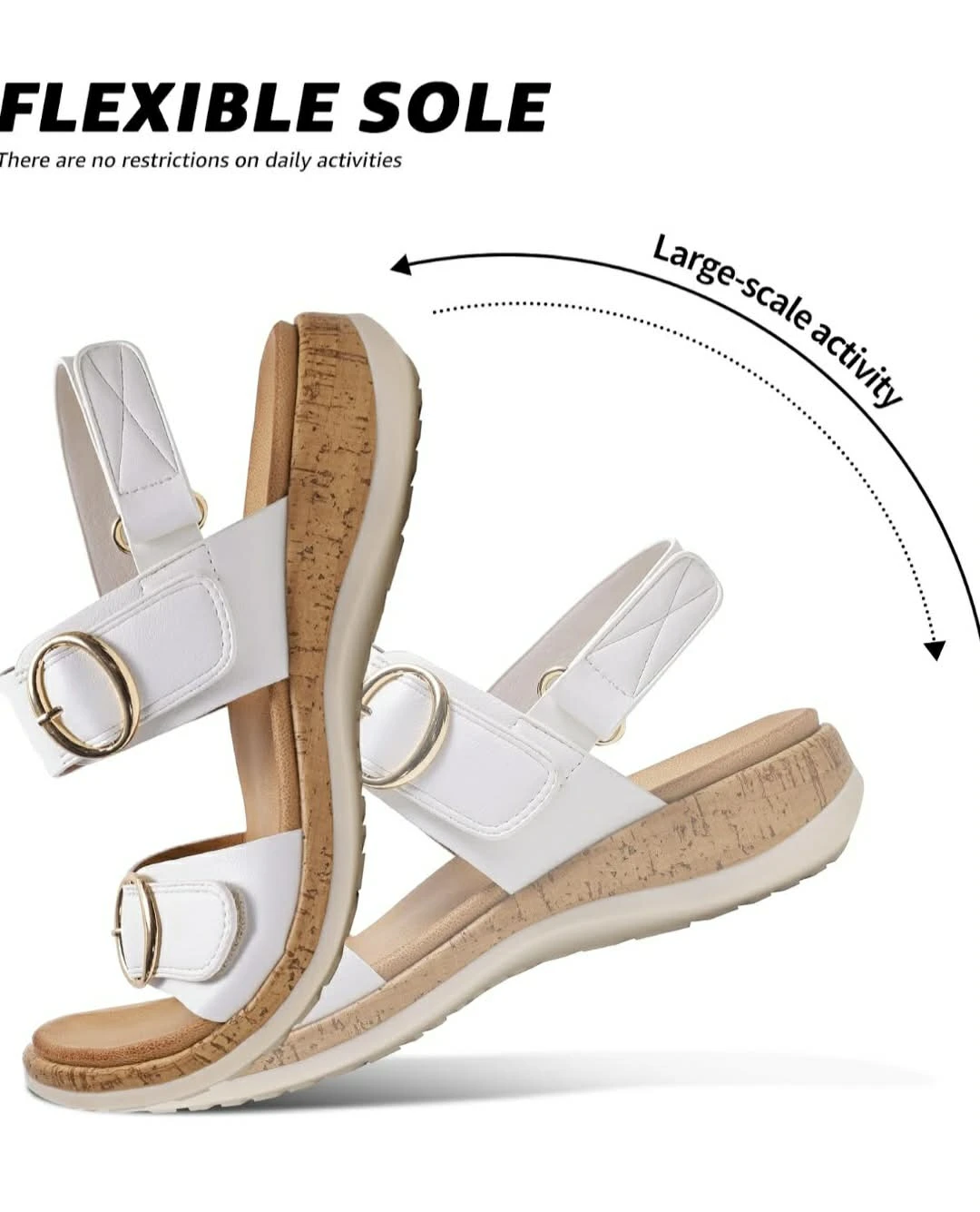 White Little Plum Sandals size 39 - photo 2