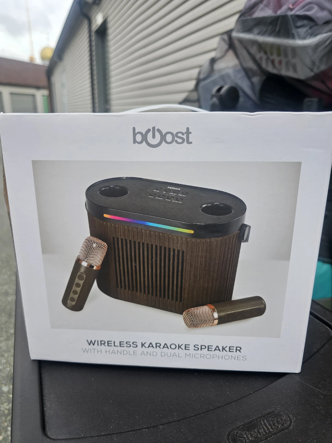 BoOst Wireless Karaoke Speaker with Dual Microphones