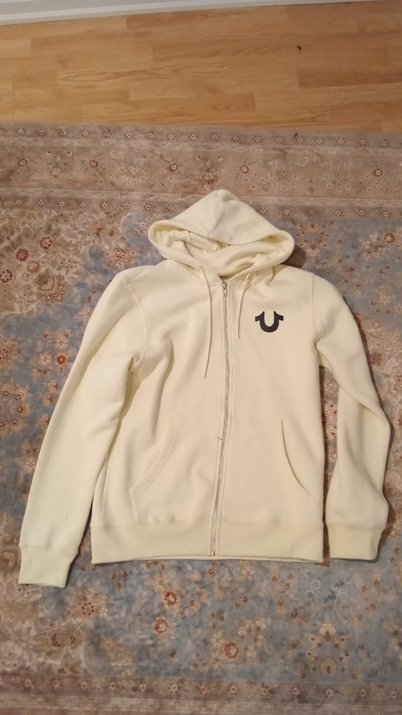True Religion Cream Hoodie - photo 2