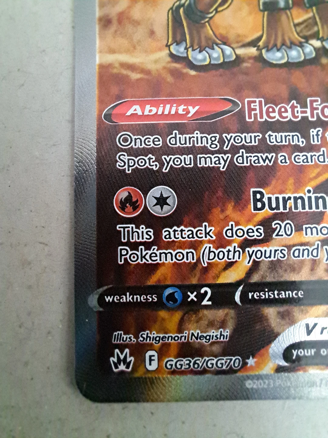 Pokemon Crown Zenith Entei V GG386 - photo 4