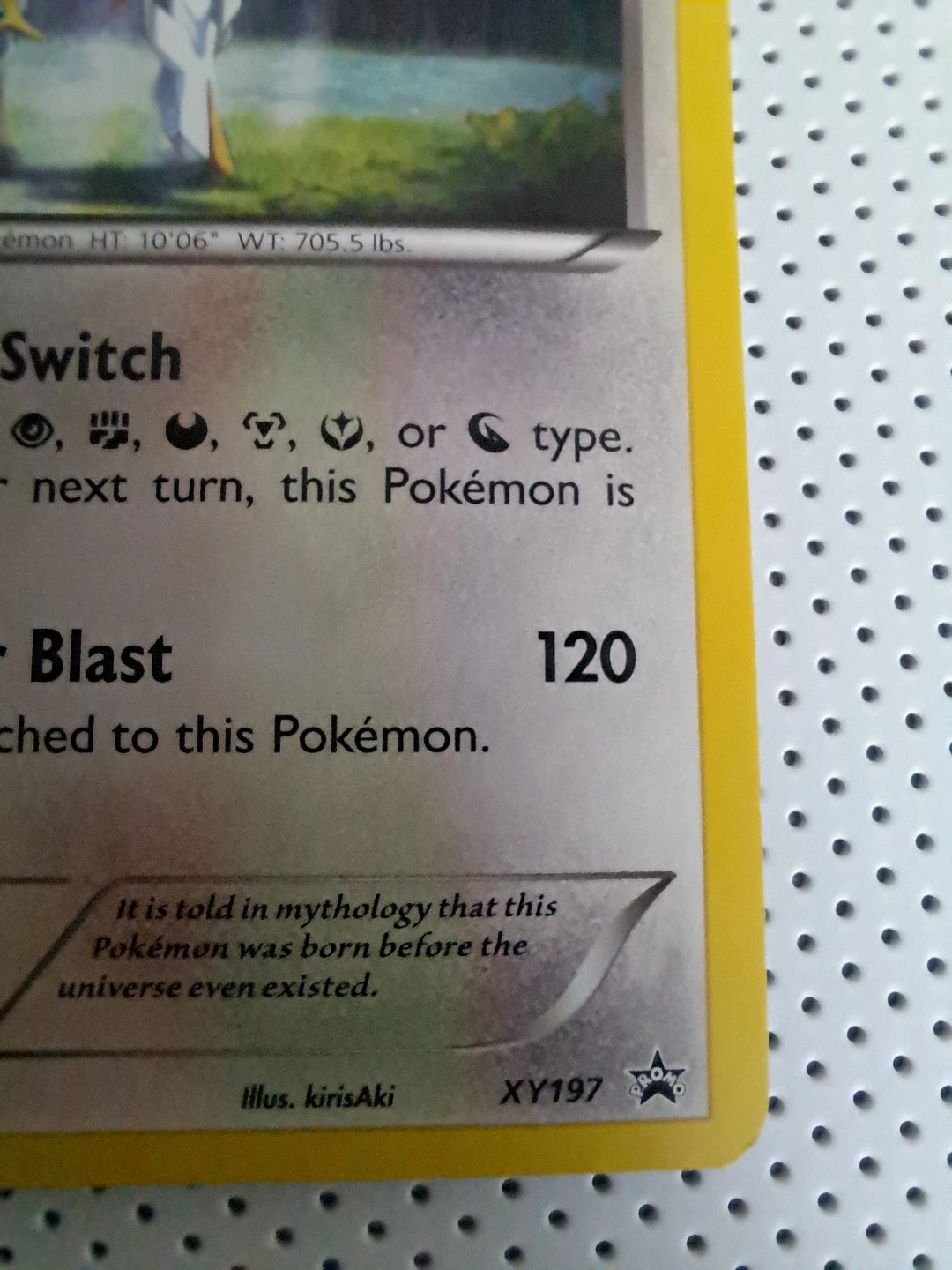 Arceus XY197 Promo HOLO HP - photo 3