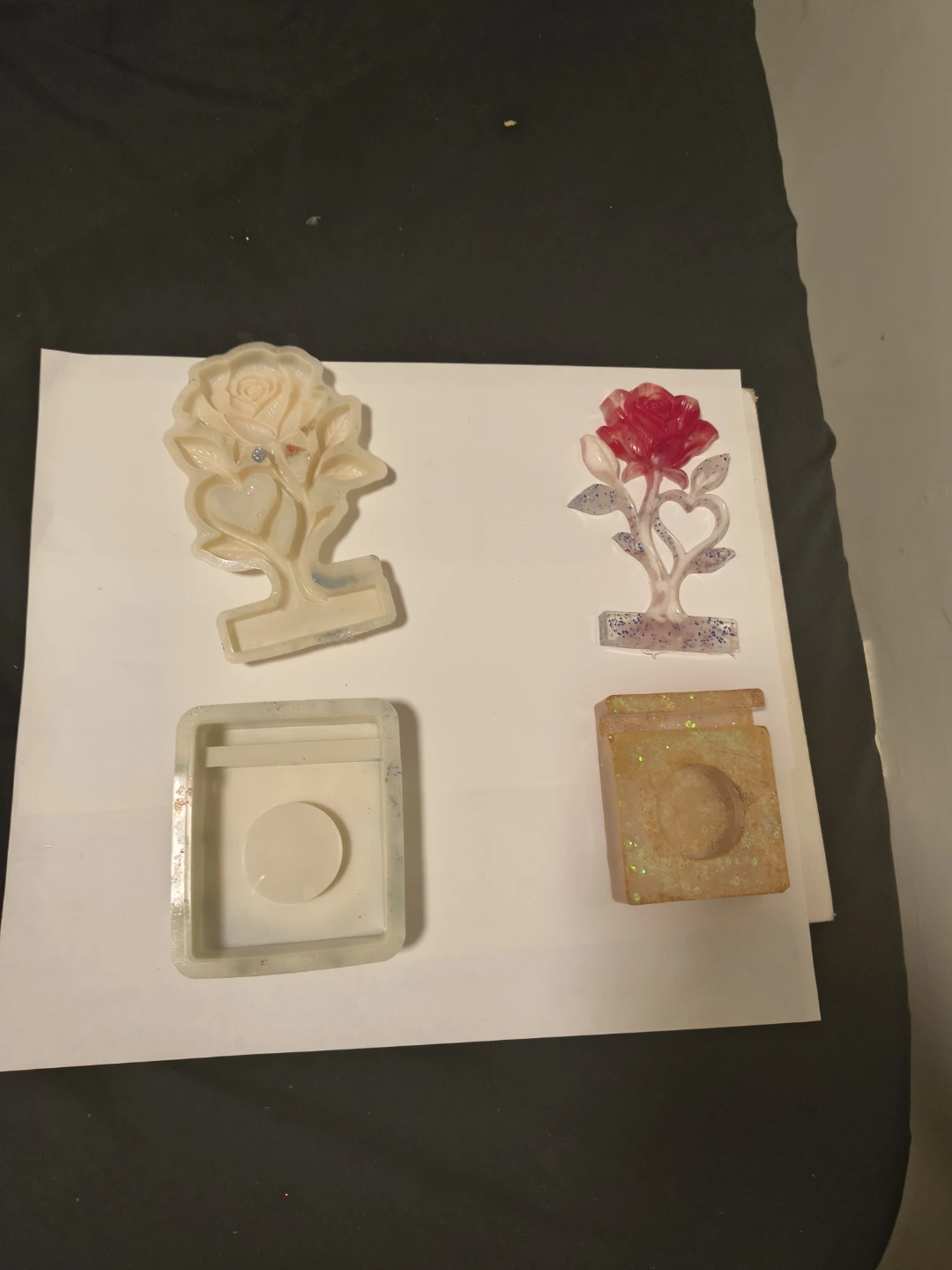 Resin Molds for Crafts - Rose & Geometric Shapes