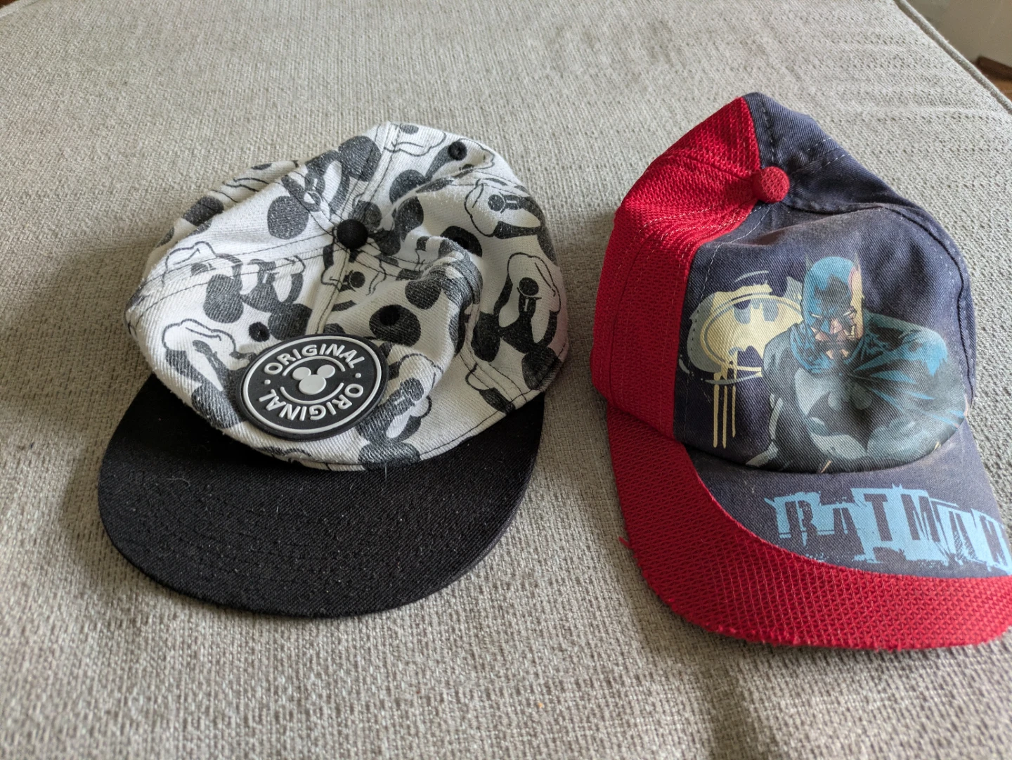 Kids Disney Mickey Mouse & Batman Hats