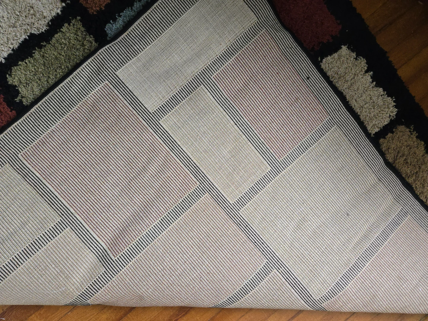 Colorful Shag Area Rug - photo 3