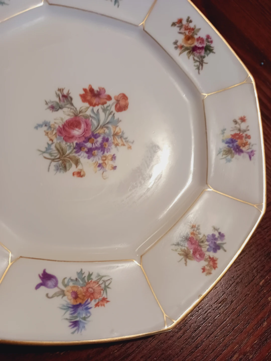 Limoges France Ovington Bros. & Co. Floral Plate - photo 3