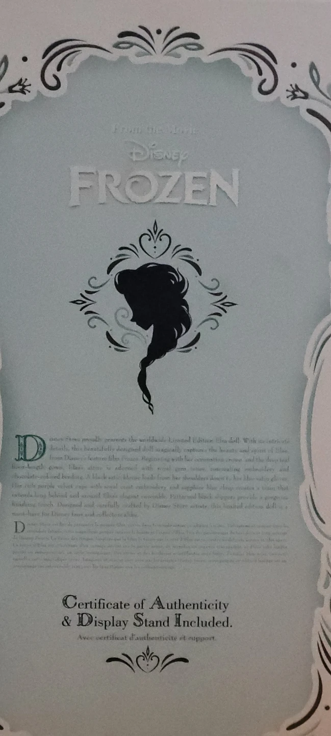 Disney Store Limited Edition Elsa Doll - photo 3