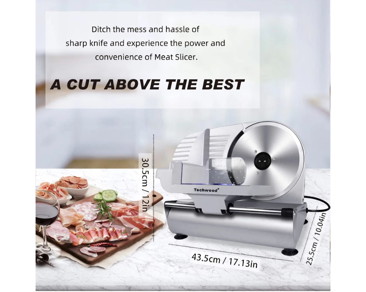 Techwood Electric Meat Slicer
