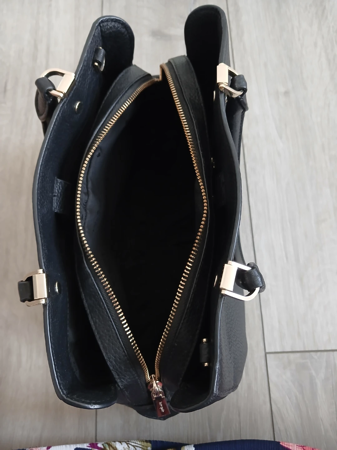 Kate Spade New York Black Leather Tote Handbag - photo 5