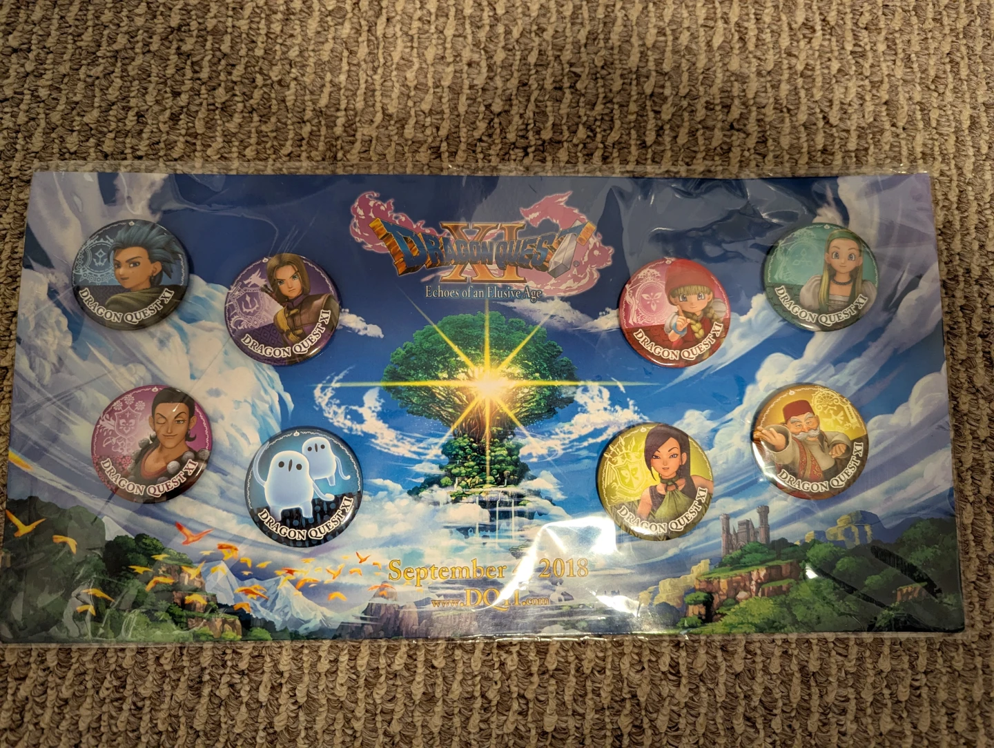 Dragon Quest XI Pin set