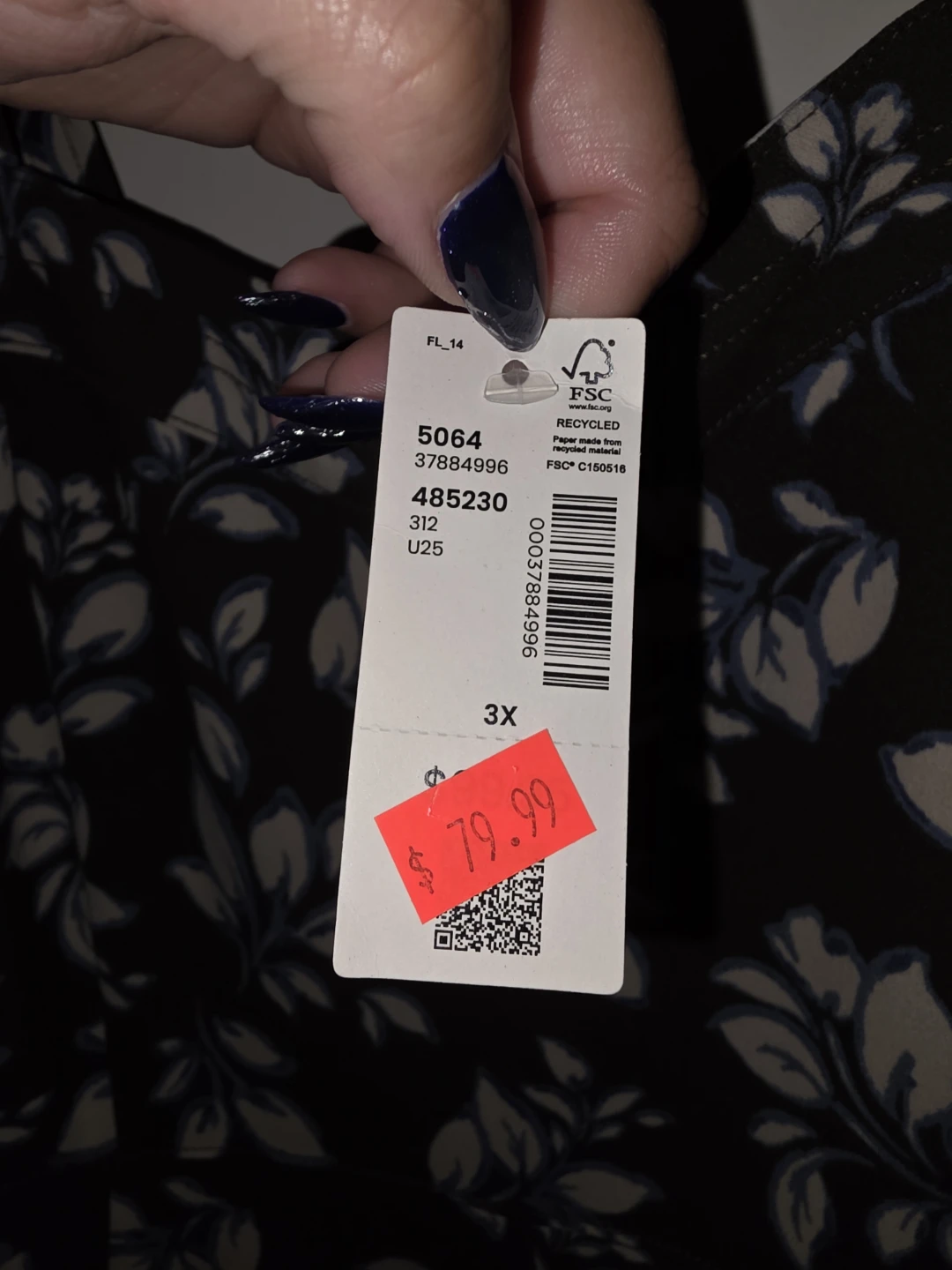 Addition Elle Floral Print Dress - 3X - photo 3