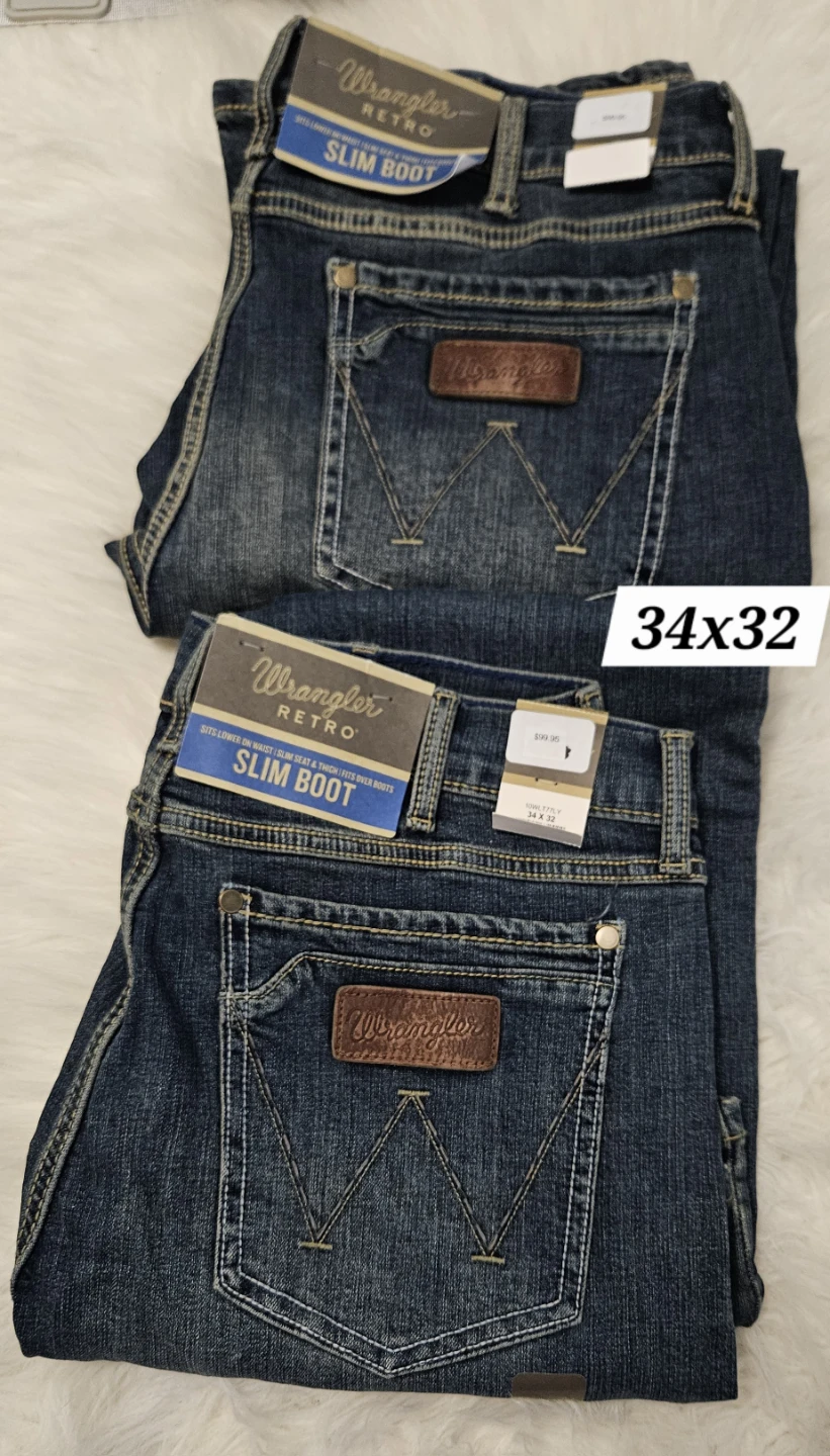 Wrangler Retro Slim Boot Jeans 34x32 - photo 3